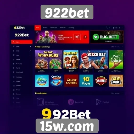 Mudanças na interface do usuário da 922bet